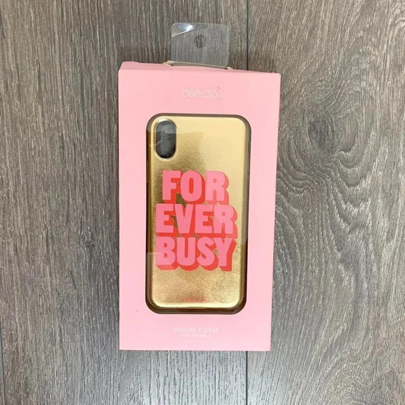 Ban.do Forever Busy  Gold iPhone X Case - Picture 2 of 6